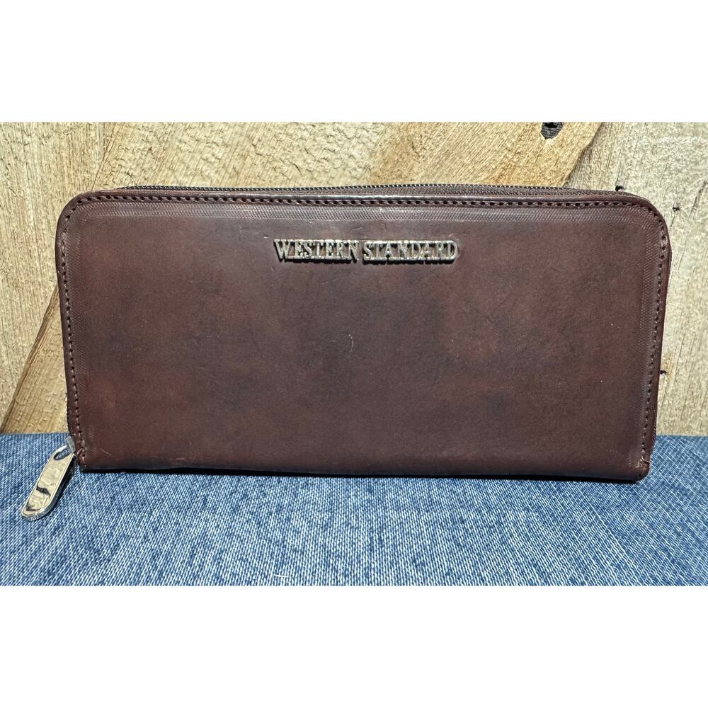 Retired Western Standard Now Known WP Standard Accordion Zipper Wallet Leather